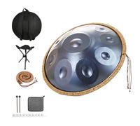 Handpan Drums For Adults, 432/440Hz Steel Hand Pan Percussion Instruments, 9/10/12 Notes Handpan Drum Sets In D Minor, Musical Instruments For Sound Healing(C,432HZ/10Note)