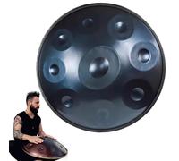 Handpan drums for adults, Steel Tongue Drum 22-Inch 9/10/12 Notes D Minor Handpan Drum, Premium Steel Hand Pan Instrument for Artist Performance 432Hz 440Hz(Blue,9 Notes/432Hz)