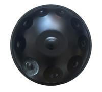 Handpan Drums Instrument, 22 Inches 9/10/12 Notes Steel Hand Pan Tongue Drum, Hand Pan Percussion Instrument Handpan Drum For Adults With Carry Bag, For Meditation Yoga(Black,10 notes)