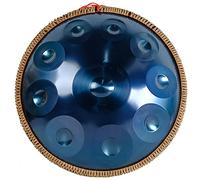 Handpan Drums Instrument 22inch, D3 A Bb C D E F G A, For Professional Audio Production, Music Enthusiast, With Handpan Bag, Drumsticks, Drum Tripod (Color : 10 Notes)