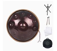 Handpan Drums Sets D Minor 22 Inches 432hz/440hz Steel Hand Drum Percussion Instruments, Professional Handpan Instrument For Meditation, Music Therapy & Live Performances(C,12Notes)
