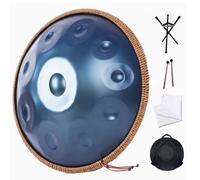 Handpan Drums Sets D Minor 22 Inches 432hz/440hz Steel Hand Drum Percussion Instruments, Professional Handpan Instrument For Meditation, Music Therapy & Live Performances(A,14Notes)