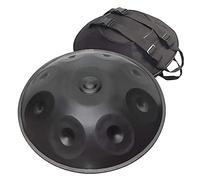Handpan Drums Sets in D Minor, Premium 9 Notes Steel Hand Drum, Popular Handpan Drum, with Bag, Drum Tripod, for Audio Production