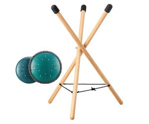 Handpan Stand Tripod,Steel Tongue Drum Bracket Snare Holder Solid Tripod Structure - Steel Tongue Drum Bracket, Adjustable Snare Holder Bracket, Portable, Non Slip Drum Stand for Steel Tongue Drum