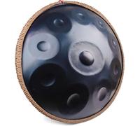 Handpan Steel Drum 432Hz Golden Handpan Drum Percussion in D Minor with 9101214 Notes 22 Inch Includes Case and Stand Heavy Duty Set