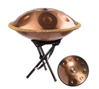 Handpan Steel Drum, 9 Notes, 22-Inch, D Minor, 432hz, 440hz, Includes Bag, Perfect for Audio Production, Adults, Musical Instrument