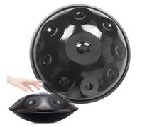 Handpan Steel Drum Professional Instrument in D Minor 432Hz/440Hz Hand Pan Drum Harmonic Percussion with Ethereal Sound Great for Sound Healing Meditation and Relaxation(440Hz,9Notes)