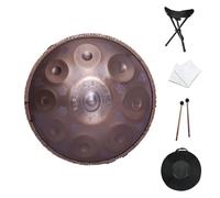 Handpan Tongue Drum 9/10Notes 22 Inches Mandala Steel Hand Pan Percussion Instruments, Hand Drum Instrument For Adults With Travel Bag For Meditation Yoga Sound Healing(B,9 Notes)