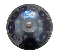 Handpan Tongue Drum - Handpan Instrument 22 Inch Mandala Tank Drum Steel Percussion Drum Instrument With Travel Bag 440hz, D Minor Steel Tongue Drum Percussion Drum Instrument(12Notes)