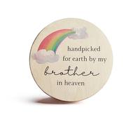 Handpicked by my Brother in Heaven Pregnancy Announcement Rainbow Baby Sign