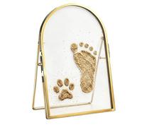 Handprint Keepsake Frame Stable Side Latch Gold Metal Frame
