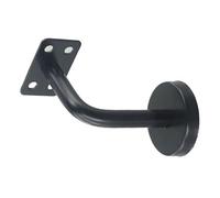 Handrail Bracket 4Pcs Wall Mount Handrail Brackets Stainless Steel Stair Railing Support for Stairs, Indoor/Outdoor Banister Support(Curved 60x80mm)