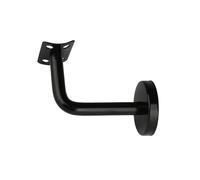 Handrail Brackets 10 PCS Replacement Stainless Steel Handrail Bracket Decoration Wall Support Hand Rail Holder Accessories Black Home for Stair(Color 1)