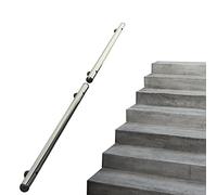 Handrail for Stairs 1.5m 300cm 4.5m Stairs Banister Handrails, Stainless Steel Metal Indoors Outdoor Grab Rail,Bathroom Corridor Non-Slip Staircase Railing Support Rod /3.3Ft/100Cm