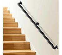 Handrail for Stairs - Complete Kit. Industrial Style Wrought Iron Stair Handrail Banister, Household Indoor and Outdoor Grab Rail Non-Slip Safety Fence, Black/White/Gold Handrails(16.4ft/5m)