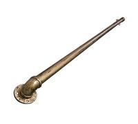 Handrail for Stairs Indoor Outdoor Grab Rail Wall Balustrade Foot Rail Support Handle Safety Bar Staircase Banister Rails Support Kit, External Outside Wall Mount, Gold-copper ( Size : 4ft/120cm )
