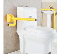 handrail Grab Rails,Grab Rail Bathroom Safety Support Toilet Armrest Bar Foldable Skid Resistance Handrails Assist Frame for The Old Man, Gravida, Handicapped/Yellow