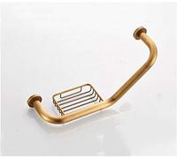 handrail Handrails Grab Bar 2 Colors Pure Copper Old Man Armrest Toilet Disabled People Three End There is Soap Net Handle/B/B