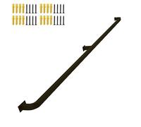 Handrail, Metal Stair Handrail Indoor Outdoor Wall Mounted Staircase Hand Rails for Steps Non-Slip Staircase Grab Bar Rail Safety Support Rod for Garden Corridor Lofts Decking Railings