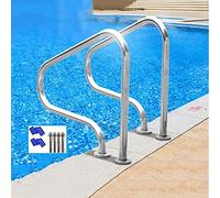 handrail， Pool Handrail,Sturdy Safety Handrails Swimming Cover, Blue Covers, Non-Slip Rail Handle for