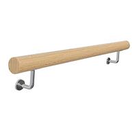 Handrail, Round Solid Wood Stair Handrails Home Against The Wall Indoor Loft Elderly Railings Handrails Corridor Support Rod