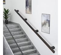 Handrail Stair Railing 3 ft 5 7 11 Wall Mount Handrails for Indoor Stairs, Industrial Iron Pipe Grab Bar Staircase Banister Hand Rails Support Rod(2ft/60cm)