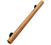 Handrail Stair Rails Brackets Handrails Steps Railings Staircase Mounts Railing Parts，Wood Handrails Complete Kit for Children's Safety Non Slip Pine Stair Rail Against The Wall Ideal for Ki