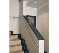 Handrails Direct Brushed Silver Single Winder 4.8M Handrail Kit - Harbury - Cuts To Size - 5Yr Guarantee