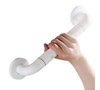 Handrails Disabled Grab Rails,Bathroom Support Grab Bar, Anti Slip Shower Grip Handle, Wall Mount Bathtub Handrail, Stainless Steel Toilet Grab Bar for Elderly(White-30Cm/12In)
