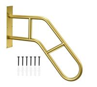 Handrails for Outdoor Steps - Wall Mount Safety U-Shape Metal Grab Bars for Indoor and Outdoor Stairs - Ideal for Elderly and Disabled