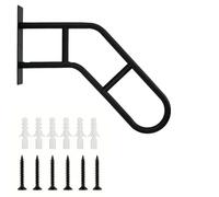Handrails for Outdoor Steps - Wall Mount Safety U-Shape Metal Grab Bars for Indoor and Outdoor Stairs - Ideal for Elderly and Disabled