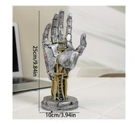 (Hands) A Fantastic Holiday Present: Cyberpunk Mechanical Arm 10" Resin Figurine, A Versatile Decoration