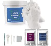 Hands Casting Kit, DIY Plaster Statue Molding Kit & Hand Casting Kits for 2 Adult, Wedding, Friends, Anniversary, Hand Hold Casting Kit for Holiday Activities and Perfect for Couple Gift Ideas