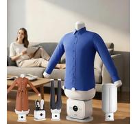 Hands-Free Automatic Garment Steamer & Dryer, Wrinkle-Free in 8-12 Mins, Portable Inflatable Design for All Clothes with Auto Shut-Off