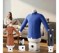 Hands-Free Automatic Garment Steamer & Dryer, Wrinkle-Free in 8-12 Mins, Portable Inflatable Design for All Clothes with Auto Shut-Off
