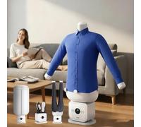 Hands-Free Automatic Iron, Portable Inflatable Garment Steamer & Dryer for All Clothes, Wrinkle-Free in 8-12 Minutes, Auto Shut-Off Function
