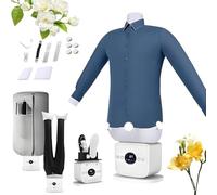 Hands free Automatic Ironing Machine, 2026 New Upgraded Steam Iron, Steamer 360° Hot Air Dryer, Time & Temperature Adjustable, 8 min Quick Ironed Dry, Built in Aromatherapy Tank(C)