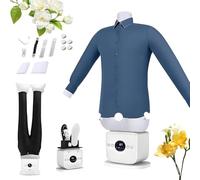 Hands free Automatic Ironing Machine, 2026 New Upgraded Steam Iron, Steamer 360° Hot Air Dryer, Time & Temperature Adjustable, 8 min Quick Ironed Dry, Built in Aromatherapy Tank(A)