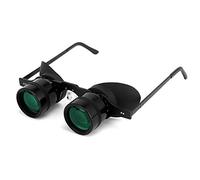 Hands-Free Binocular Glasses for Fishing, Theater, Bird Watching, Sports, Concerts, Opera, TV - Ideal for Adults and Children with Green Film Optics