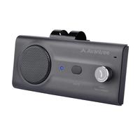 Avantree CK11 Hands Free Bluetooth 5.0 Car Kits, Quality Loud Speakerphone, Siri Assistant Support, Motion AUTO ON, Volume Knob, Wireless in Car Handsfree Speaker Kit with Visor Clip - Titanium