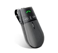 Hands-free Car Phone Kit Bluetooth: Wireless Visor Hands Free Calling Device with Siri Support Auto Power On Dual Phone Connection Built-in Mic Speaker Compatible with Android and iOS for Van Truck