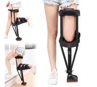 Hands-Free Crutches, Leg Telescopic Walker Knee Crutch, Non-Slip for Ankle Fractures Sprains Calf and Ankle Injuries, Height Adjustable
