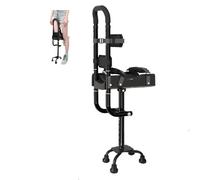 Hands-Free Crutches, Single-Leg Telescopic Walker, Knee Crutch Leg Knee Mobility Support for Elderly Injury Ankle Fracture(Left)