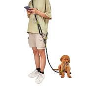 Hands Free Dog Leash 7.5ft Rope Crossbody Dog Leash Reflective for Large Medium Small Dogs Walking, Jogging and Running
