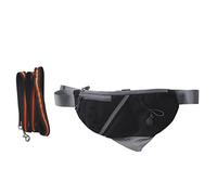 Hands Free Dog Leash Waist Belt with Zipper Pouch, Hands Free Dog Leash for Running and Training Small Medium Dogs, Reflective Waist Leash with Elastic Shock Absorber for Morning E