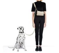 Hands-Free Dog Leash with Adjustable Waist & Crossbody Fanny Pack Perfect for Walking, Jogging, & Training, Securely Holds Treats, Toys, and Essentials, Comfortable, Durable, and Convenient Design