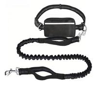 Hands Free Dog Retractable Elastic Leash Reflective Towing Rope Waist Bag Dog Traction Rope For Running Walking Pet Products