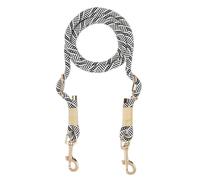 Hands-free Dogs Rope Multi-function Pet Belt for Small Medium and Large Dogs Outdoor Running Walking 10 In 1 for Walking, Hiking, Training, Jogging(Black and white)