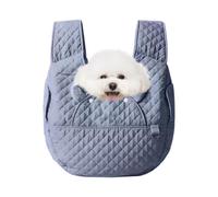 Hands-Free Front Pet Carrier Backpack - Quilted Breathable Dog & Cat Sling | Ergonomic Front-Facing Pet Travel Bag Featuring Head-Out Design, Secure Non-Slip Straps, and Quick-Release Buckles, Ideal fo