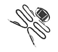 Hands Free Lead - Dog Chief | Anti Pull Stop Dogs Pulling | Lead Training with Soft Leather Handle | Lead Fane for Dogs, Pet Running Rope